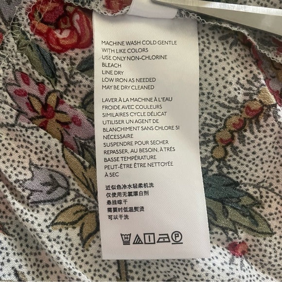 Anthropologie Maeve Janie Flounced Peasant Blouse Size 4 - Picture 8 of 12